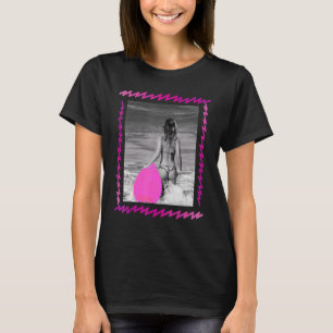 Surf Life Babe 80s Retro Stijl Graphics T-shirt
