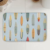 Surf Life | Retro Kust Blauwe Surfplank Grafisch O Badmat