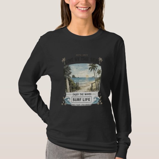 Surf Life Women's Long Sleeve T-shirt (Voorkant)