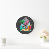 Surf Like a Mingo! Acrylic Wall Clock Ronde Klok (Huis)