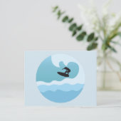 SURF LOVER BRIEFKAART (Staand voorkant)