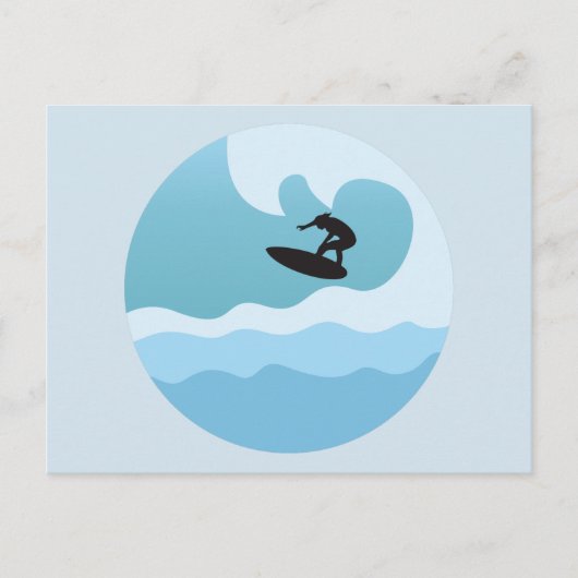 SURF LOVER BRIEFKAART (Voorkant)