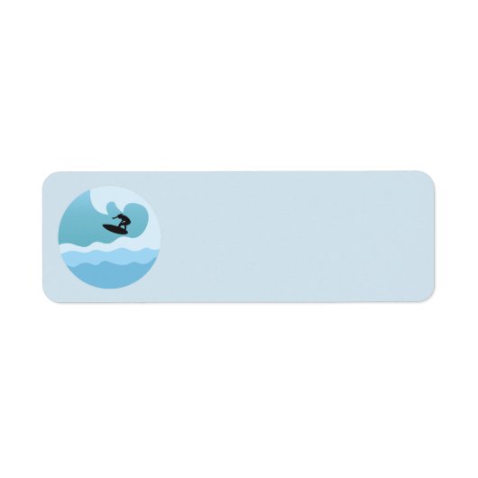 SURF LOVER ETIKET (Voorkant)