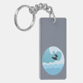 SURF LOVER SLEUTELHANGER (Voorkant Links)
