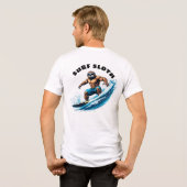 Surf Luiaard Tri-Blend Shirt (Achterkant volledig)
