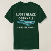 Surf Lusty Glaze Cornwall Surf de Golf T-shirt (Design voorkant)