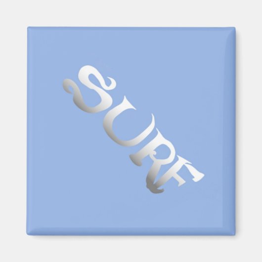 Surf magneet gekanteld (Voorkant)