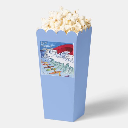 Surf Magneet popcorn dozen Bedankdoosjes (Popped)