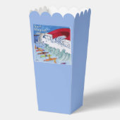 Surf Magneet popcorn dozen Bedankdoosjes (Voorkant)