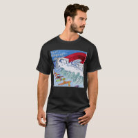 Surf Magnet heren zwarte T-shirt