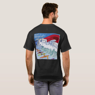 Surf Magnet heren zwarte T-shirt achterkant