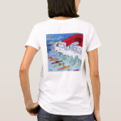 Surf Magnet vrouwen witte T-shirt achterkant (Achterkant)