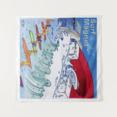 Surf Magnet wandtapijt Wandkleed (Voorkant (horizontaal))