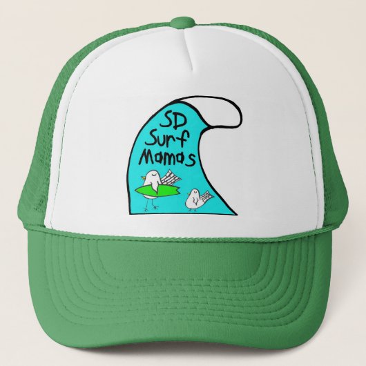 Surf Mamas Trucker Hat Pet (Voorkant)