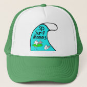 Surf Mamas Trucker Hat Trucker Pet (Voorkant)