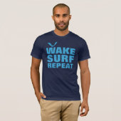 Surf Mannen Basic Bella Canvas T-Shirt (Voorkant volledig)
