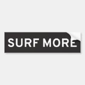 Surf Meer Bumpersticker (Voorkant)