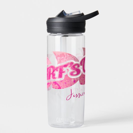 Surf meisjes roze paars waterfles (Links)