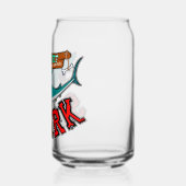 Surf met de haai blikvorm glas (Links)