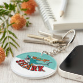 Surf met haai sleutelhanger (Voorkant Rechts)