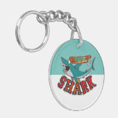 Surf met haai sleutelhanger (Voorkant Links)