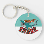 Surf met haai sleutelhanger (Voorkant)
