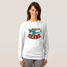 Surf met haai t-shirt