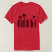Surf met streepjescode en ontwerp van het surf T T-shirt (Design voorkant)