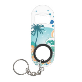 Surf Mini Bottle Open met Sleutelhanger Flessenopener