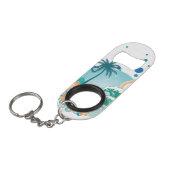 Surf Mini Bottle Open met Sleutelhanger Flessenopener (Voorkant Gekanteld)