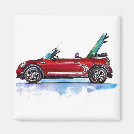 Surf Mini Magneet (Voorkant)
