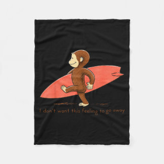 Surf Monkey Ik wil dit gevoel niet kwijt Fleece Deken