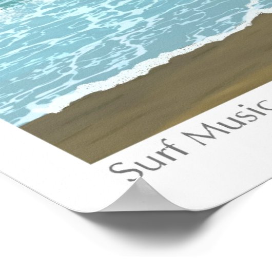 Surf Music Poster (Hoek)