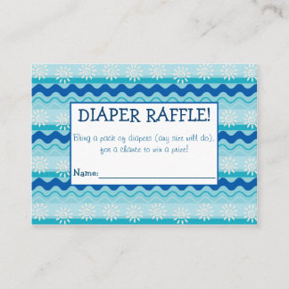 Surf 'n Sun Diaper Raffle Tickets Informatiekaartje