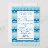 Surf 'N Sun Nautical Baby Sip and See Kaart (Voorkant)