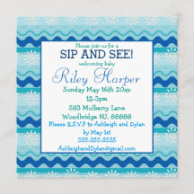 Surf 'N Sun Nautical Baby Sip and See