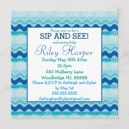 Surf 'N Sun Nautical Baby Sip and See Kaart
