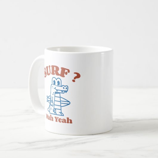Surf? Nah Yeah Koffiemok (Voorkant links)