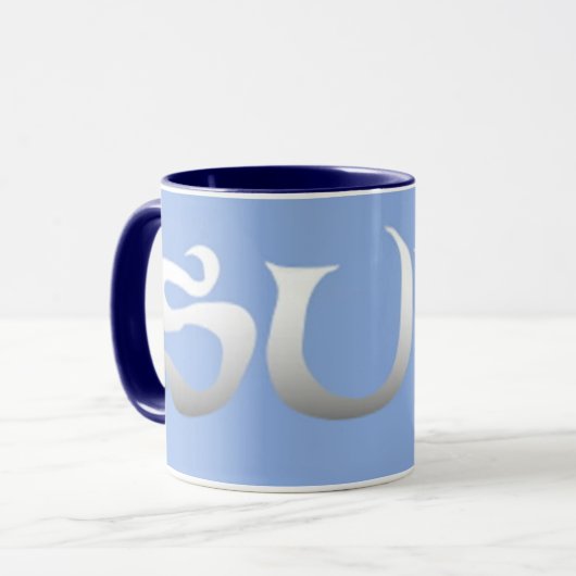 Surf Navy Combo mok (Voorkant links)