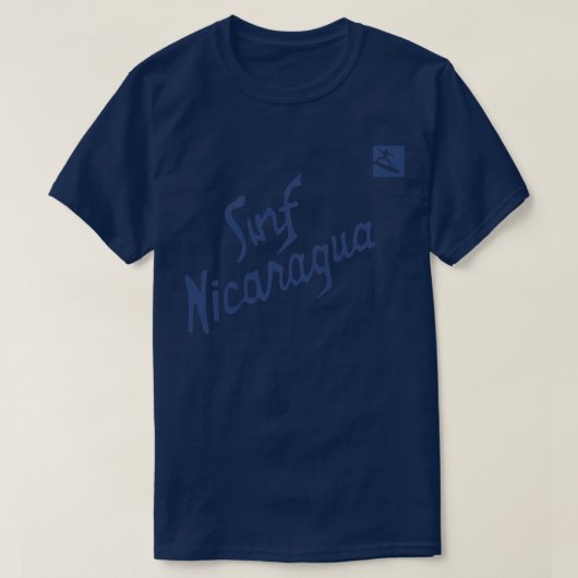 Surf Nicaragua Chris Knight Real Genius Fan Art T-shirt (Design voorkant)