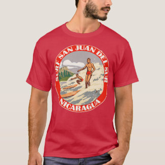 Surf Nicaragua San Juan del Sur Vintage Reizen T-shirt
