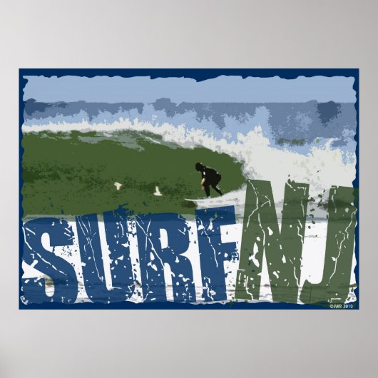 Surf NJ Poster (Voorkant)