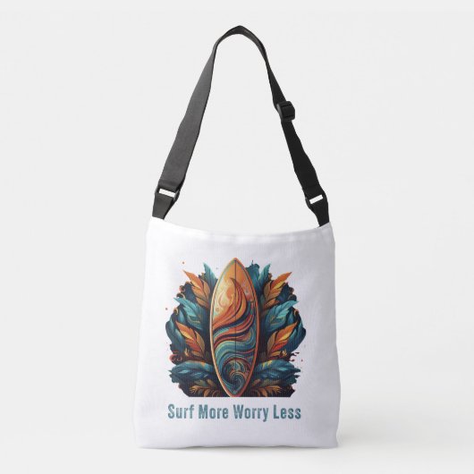 Surf nog zorgwekkender crossbody tas (Voorkant)