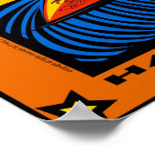 SURF NORTH SHORE HAWAII OAHU POSTER (Hoek)