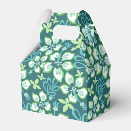 SURF oerwoud (BLAUWGROEN COMBO) Bedankdoosjes (Voorkant Zijde)