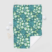 SURF oerwoud (BLAUWGROEN COMBO) Golfhanddoek (Insitu)