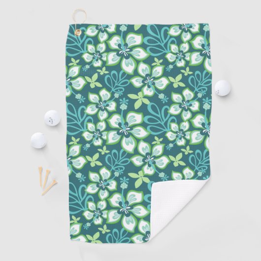 SURF oerwoud (BLAUWGROEN COMBO) Golfhanddoek (Insitu)