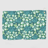 SURF oerwoud (BLAUWGROEN COMBO) Golfhanddoek (Horizontaal)