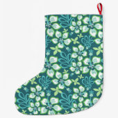 SURF oerwoud (BLAUWGROEN COMBO) Grote Kerstsok (Achterkant)