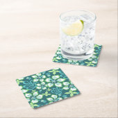 SURF oerwoud (BLAUWGROEN COMBO) Kartonnen Onderzetters (Insitu)